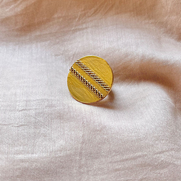 Statement Coin Ring