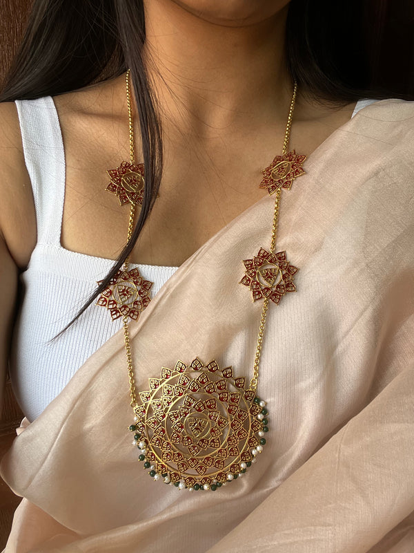 Surkh Long Necklace