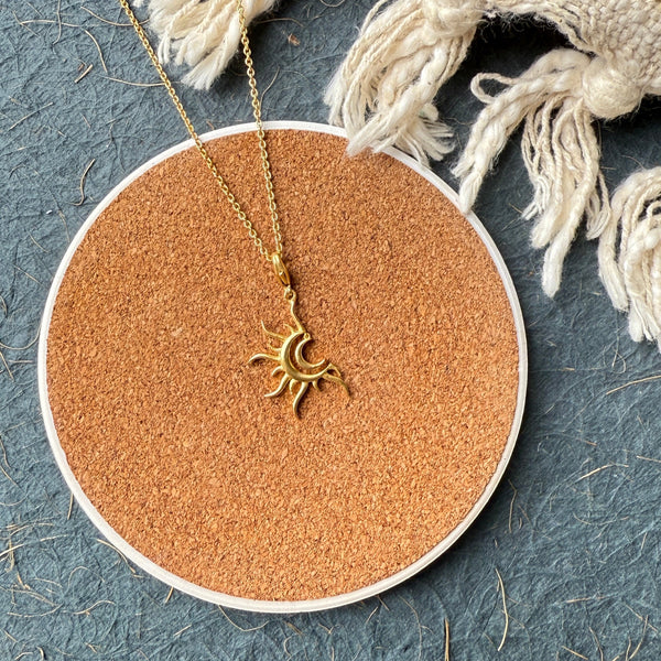Moon Good Luck Charm Locket