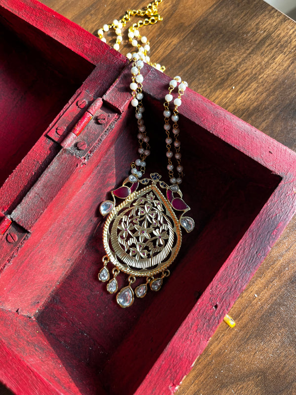 Dhara Statement Gold Necklace