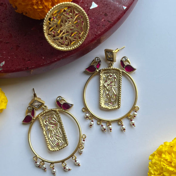 Paanchi Earrings & Ring Set